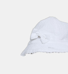 My First Collection Side Bow Detail Baby Hat, Packshot View