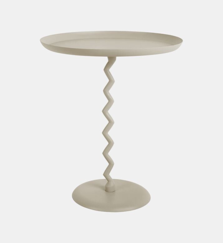 Zig-zag Monochrome Side Table