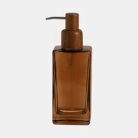 Marrom Glass Soap Dispenser