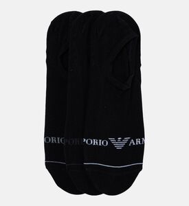 جوارب بقصّة عادية بتطريز شعار