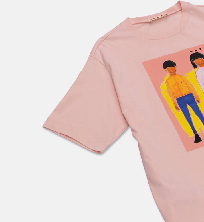 Marni Colorful-print Logo-detail T-shirt, Packshot View