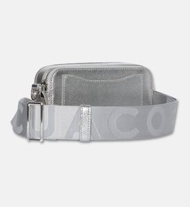 Marc Jacobs The Leather Metallic Snapshot Dtm, Silver, Packshot View