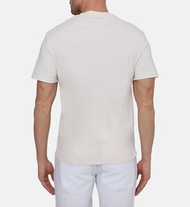 Cotton Paint-design Crewneck T-shirt