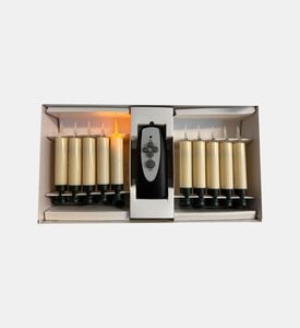 مجموعة شموع ليد 10 قطع