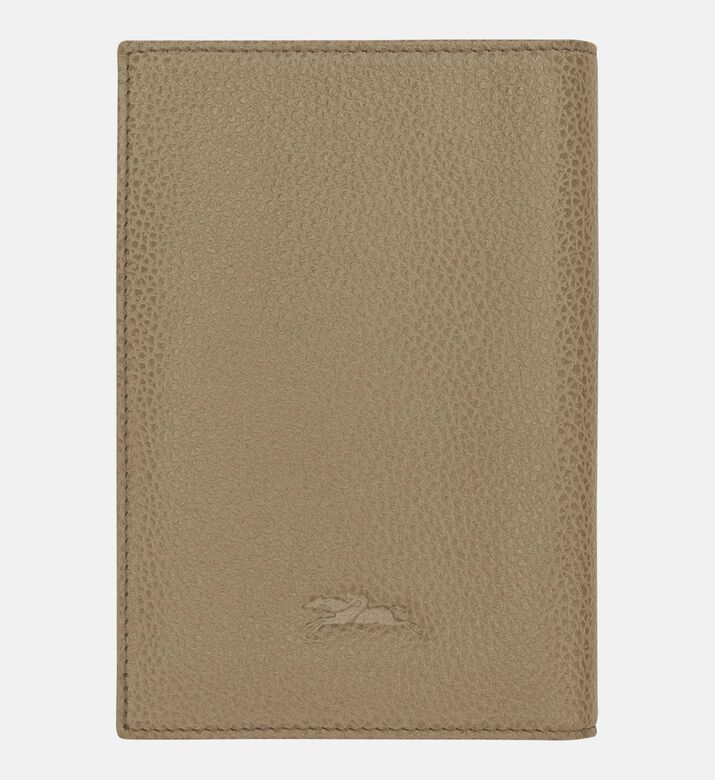 Longchamp Pebble-leather Passport Cover, Packshot View