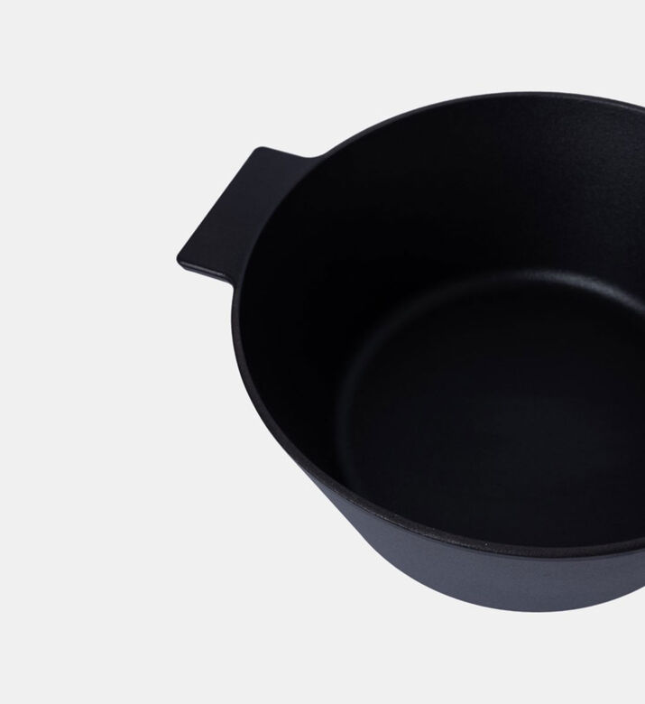 Cast Iron Lidded Casserole