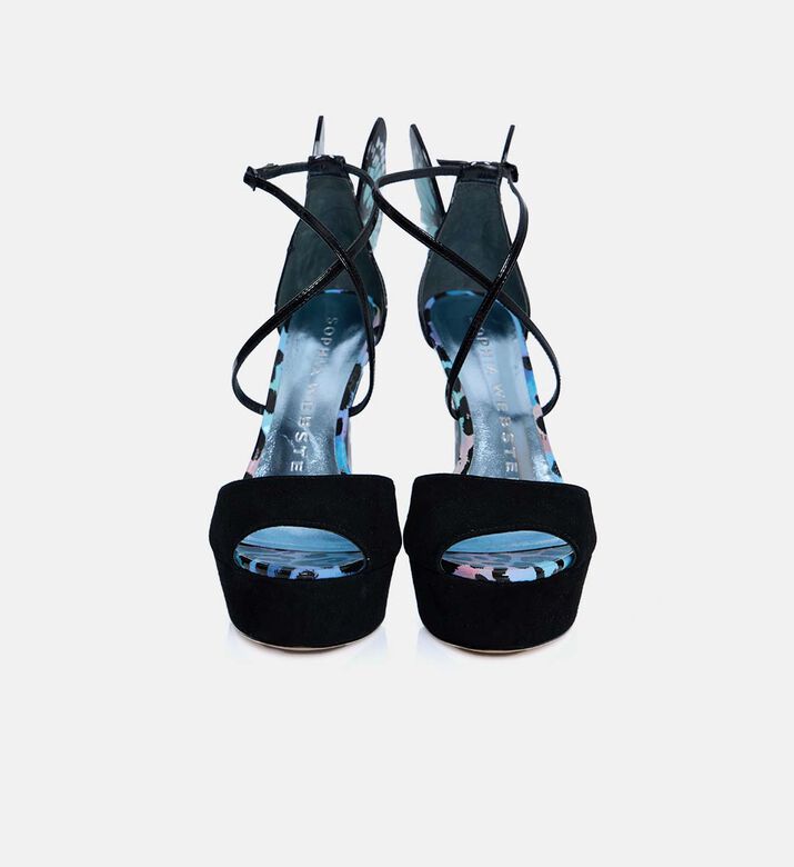 Sophia Webster Chiara Leather High Platform Heel Sandals, Packshot View