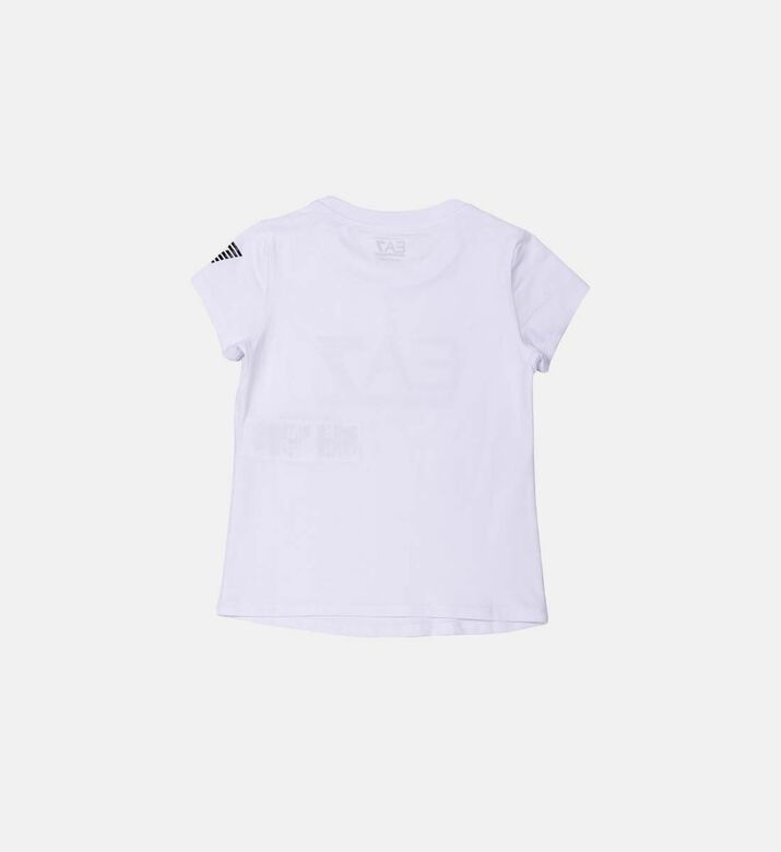 Cotton Round-neck Logo-print Top