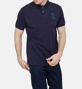 Embroidered Heritage Number Polo Shirt