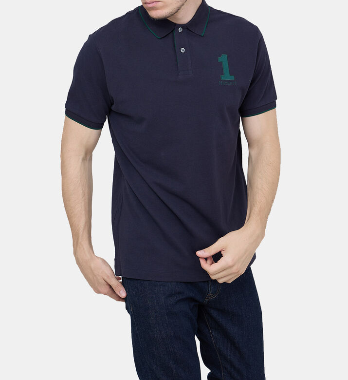 Embroidered Heritage Number Polo Shirt
