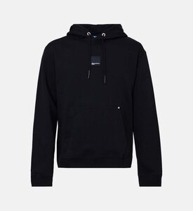 سترة طويلة الأكمام بطباعة غرافيكية على الظهر