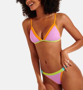 Smocked Triangle Bikini Top