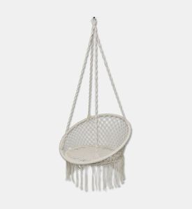 Home Deco and More Porto Cotton Cord Swing Chair, Packshot View