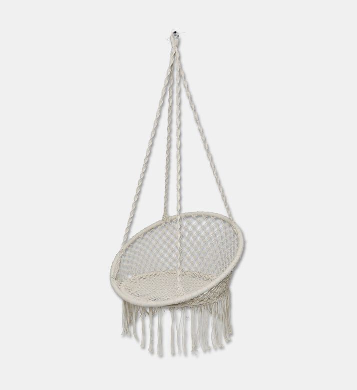 Home Deco and More Porto Cotton Cord Swing Chair, Packshot View