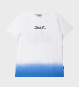 الصبي قميص مطبوع اللون التدرج