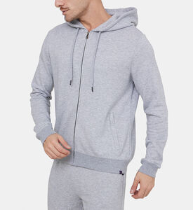 Quinn Cotton Modal Zipped Hoodie Quinn Cotton Modal Zipped Hoodie