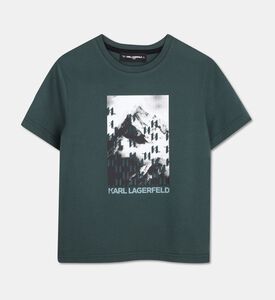 Karl Lagerfeld Short-sleeve Graphic Logo T-shirt, Packshot View