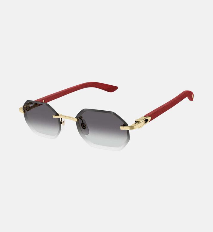 Geometric Rimless Sunglasses 54