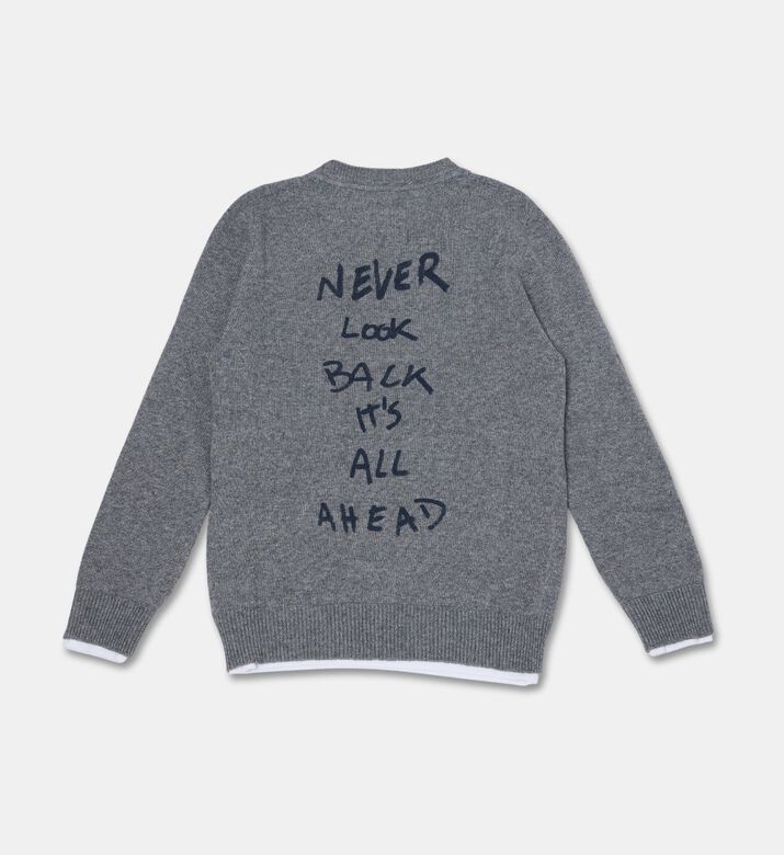 MSGM Crewneck Knit Sweater, Packshot View
