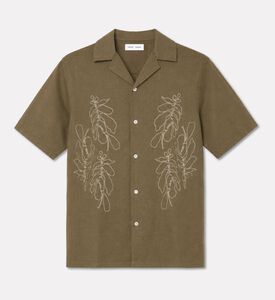 Samsoe Saoscar Embroidered Short-sleeve Shirt, Packshot View
