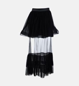 Savanna Tulle-tiered Maxi Skirt, Packshot View Savanna Tulle-tiered Maxi Skirt, Packshot View