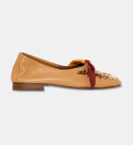 Hereu High-cut Foulard-detail Deconstructed Loafers, Camel, Eu-36, Packshot View