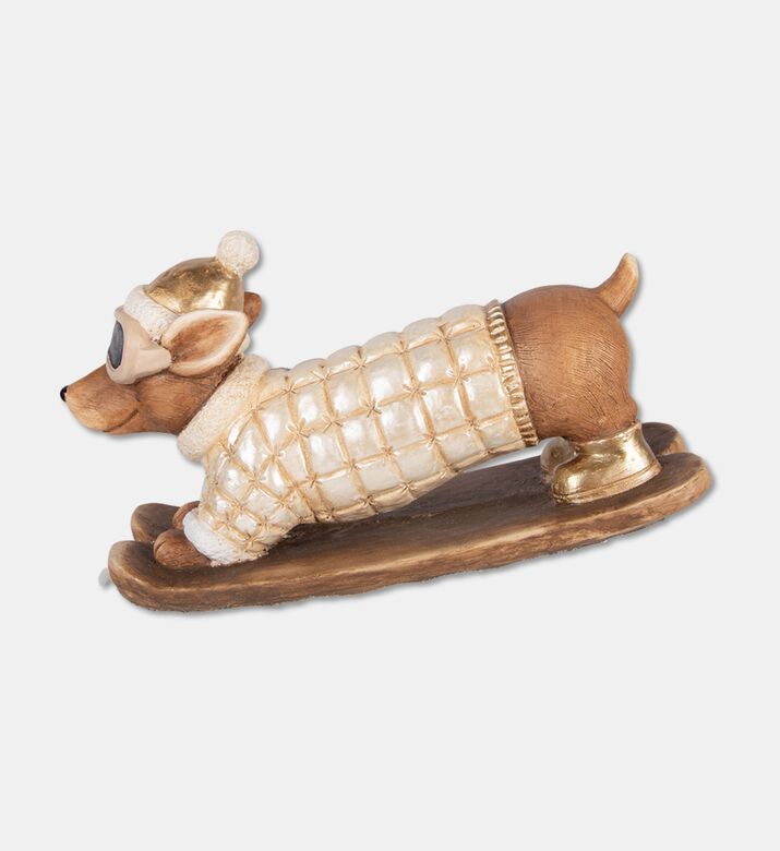 Clayre & Eef Dog Stretching Decoration, Packshot View