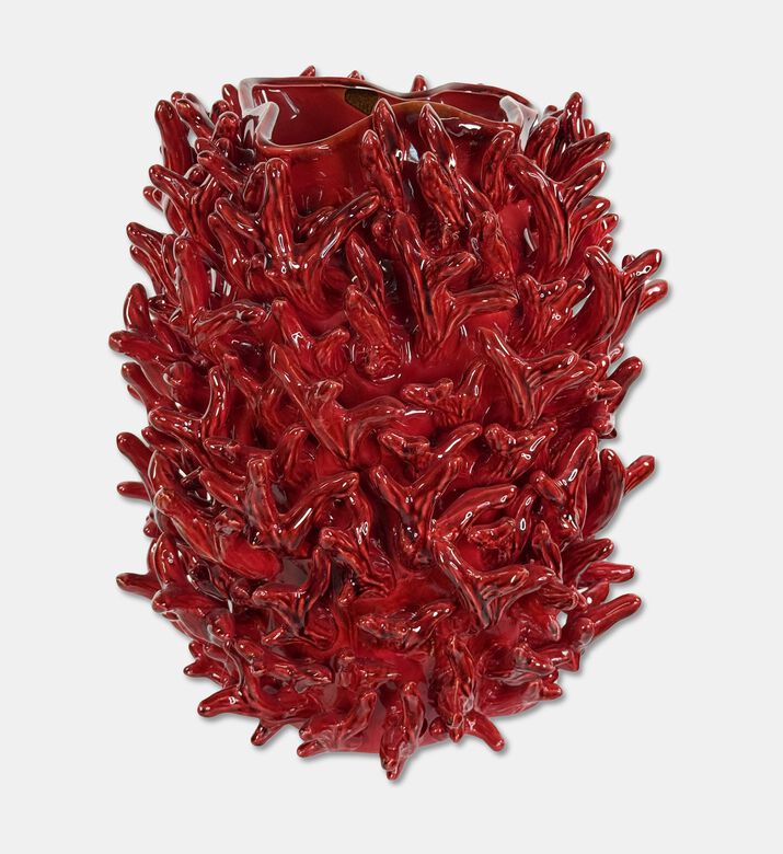 Shishi Ceramic Coral Pot 35 Cm, Packshot View