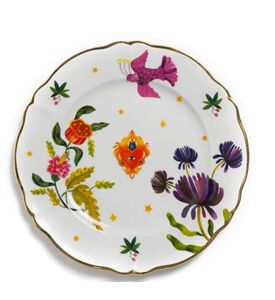 طبق بورسلين زهري دائري