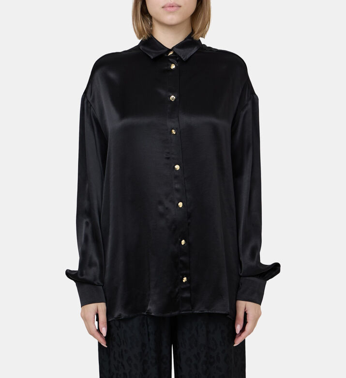 Silk Button-down Relaxed-fit Shirt Silk Button-down Relaxed-fit Shirt