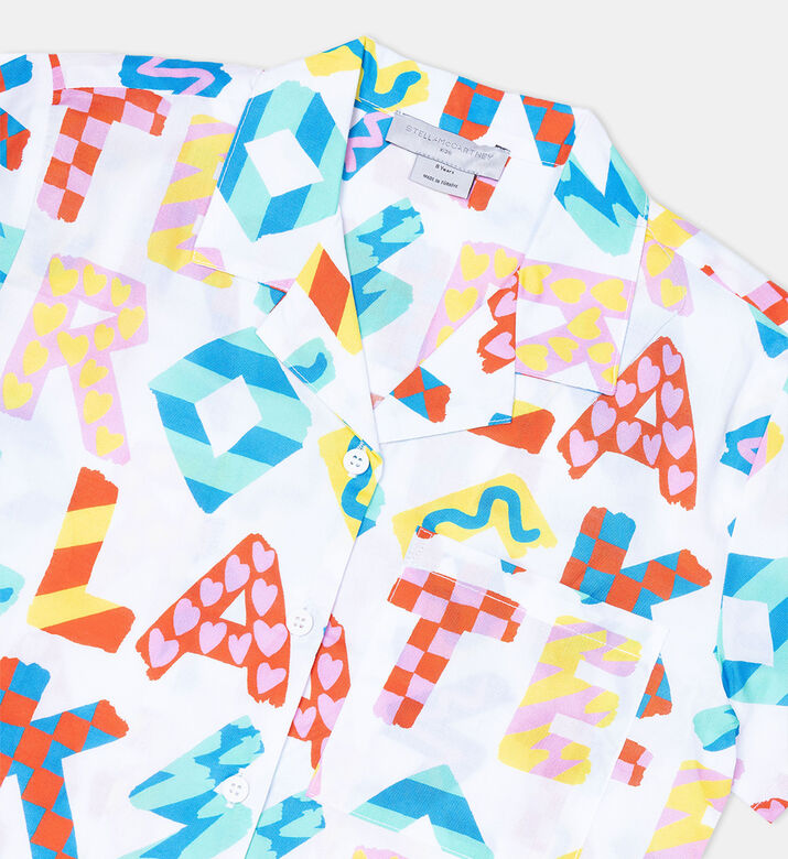 Junior Girl Text-printed Shirt Junior Girl Text-printed Shirt