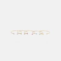 Moonstones Open-cuff Bracelet