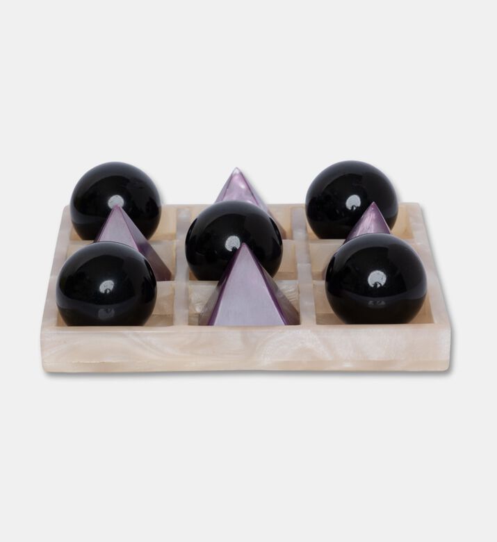 Home Deco and More Glossy Tic Tac Toe Game Board, Packshot View