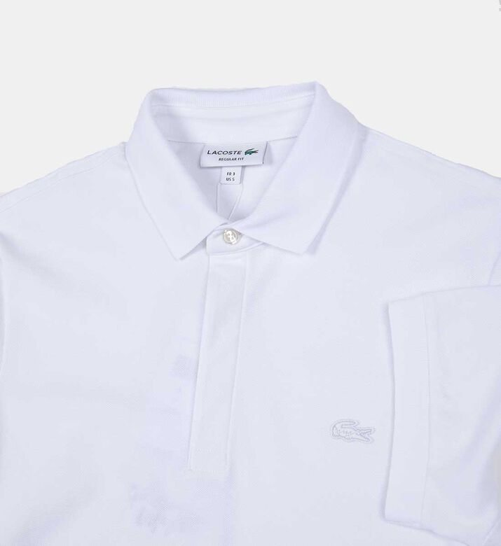 Cotton Ribbed-collar Polo Shirt
