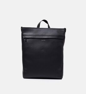 حقيبة ظهر مربعة بسحاب علوي