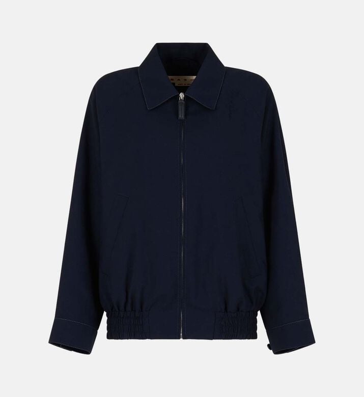 Zip Fastening Long-sleeve Jacket