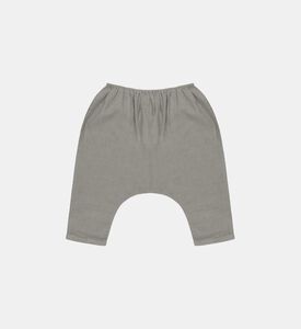 Jules and Juliette Paris Arsene Elastic Waist Cotton Pants, Beige, 3m, Packshot View