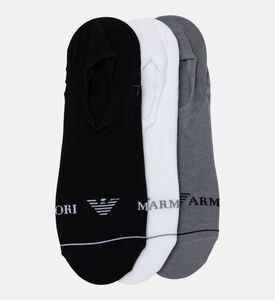 جوارب بقصّة عادية بتطريز شعار