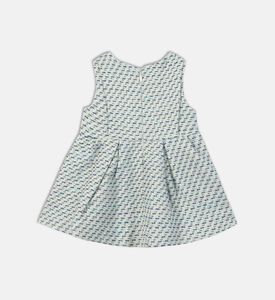 Tweed Sleeveless Flared Dress