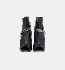 Chain-detail Ankle Boots