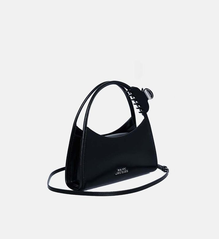 حقيبة كروس بودي بمقبض جلد بمشبك شعر