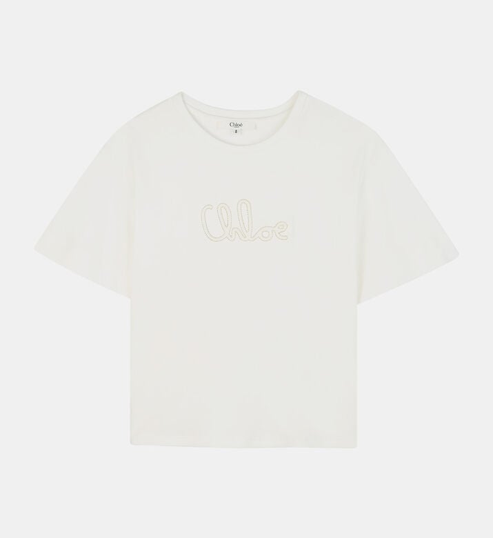 Logo-print Short-sleeve Cropped T-shirt