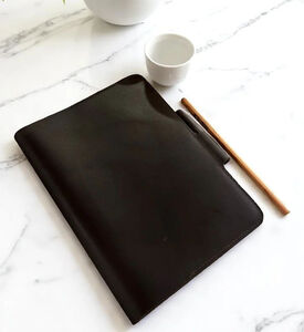Tohfa Luxe Leather Diary Premium, Black, Packshot View