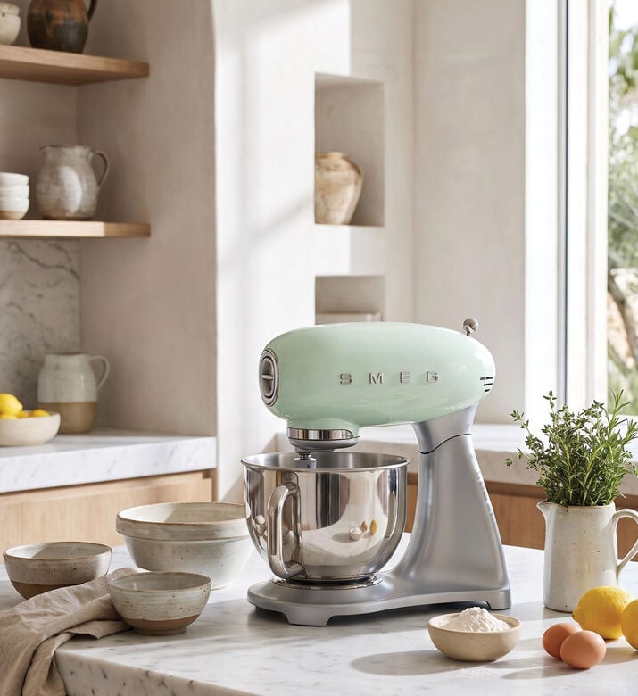 Smeg 50s Style Planetarium Stand Mixer, Packshot View