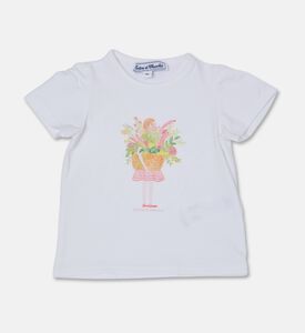 Tartine et Chocolat Basket Graphic Printed T-shirt, Packshot View