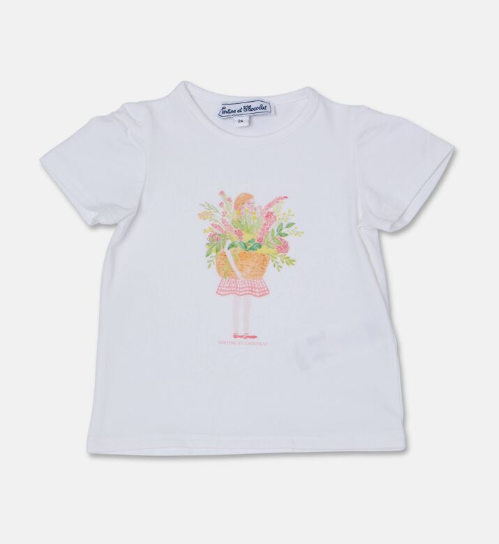 Tartine et Chocolat Basket Graphic Printed T-shirt, Packshot View