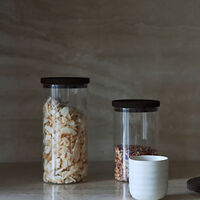 Nature Cork Lid Glass Storage Jar