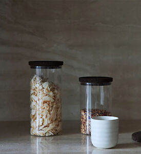 برطمان تخزين ناتشور زجاجي بغطاء فلين