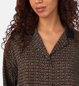 Bracelet Sleeve All-over Print Notch Sleepshirt