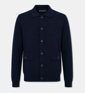 Corneliani Button-front Knit Shirt Jacket, Packshot View